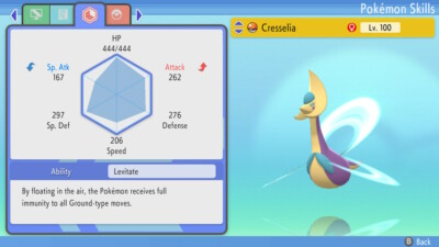 Pokemon Brilliant Diamond Shining Pearl BDSP - Shiny 6IV Max EV Cresselia