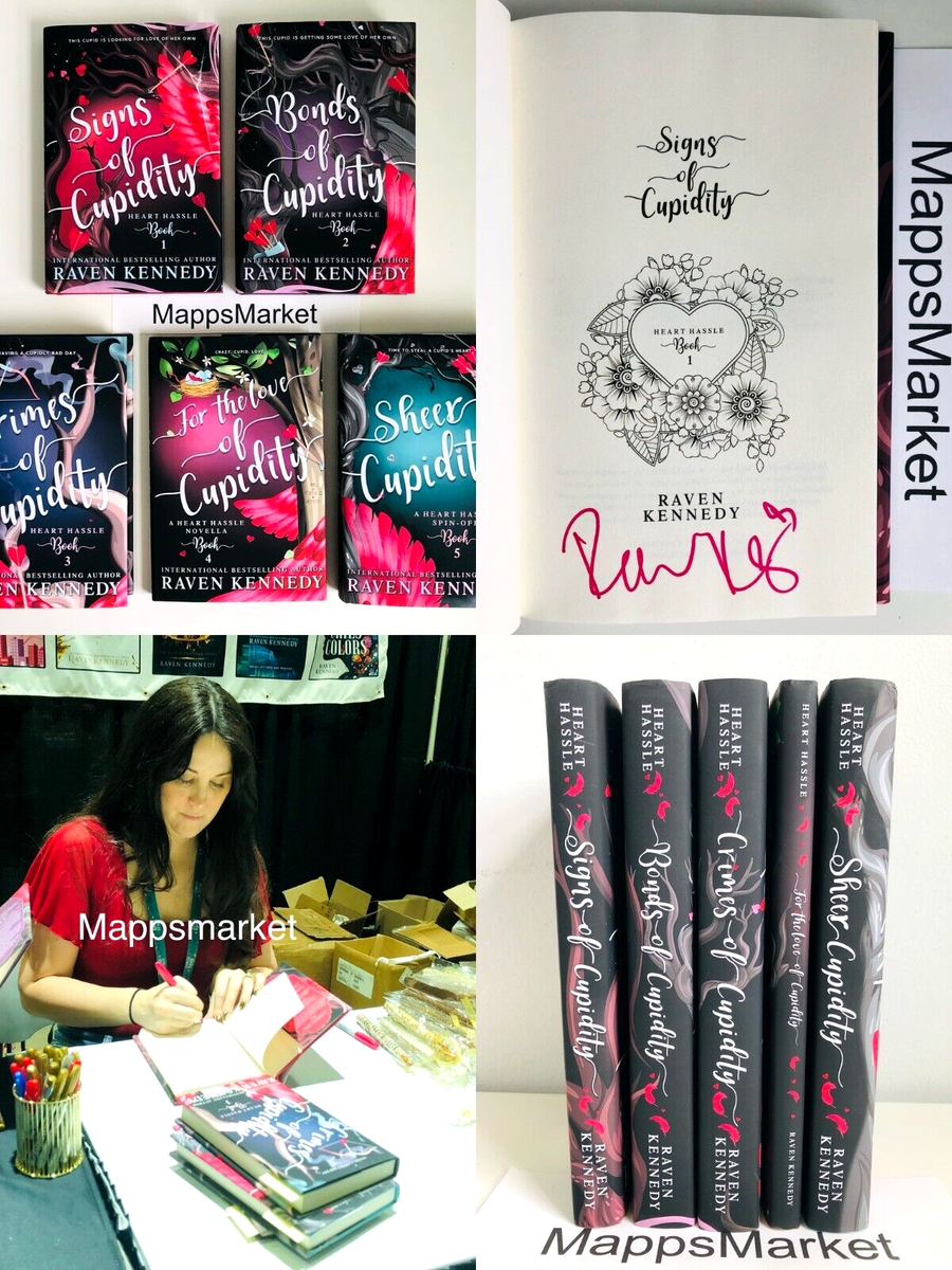 SIGNED IN PERSON Cupidity: Heart Hassle 1-5 by Raven Kennedy
