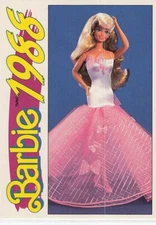 1991 Action/Panini Another First For Barbie 1988 #160 Perfume Pretty Barbie 5