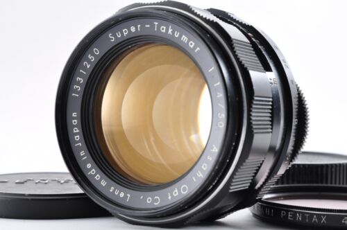 8 element Early Maintained PENTAX SUPER TAKUMAR 50mm F1.4 Prime Lens Fm Japan #0