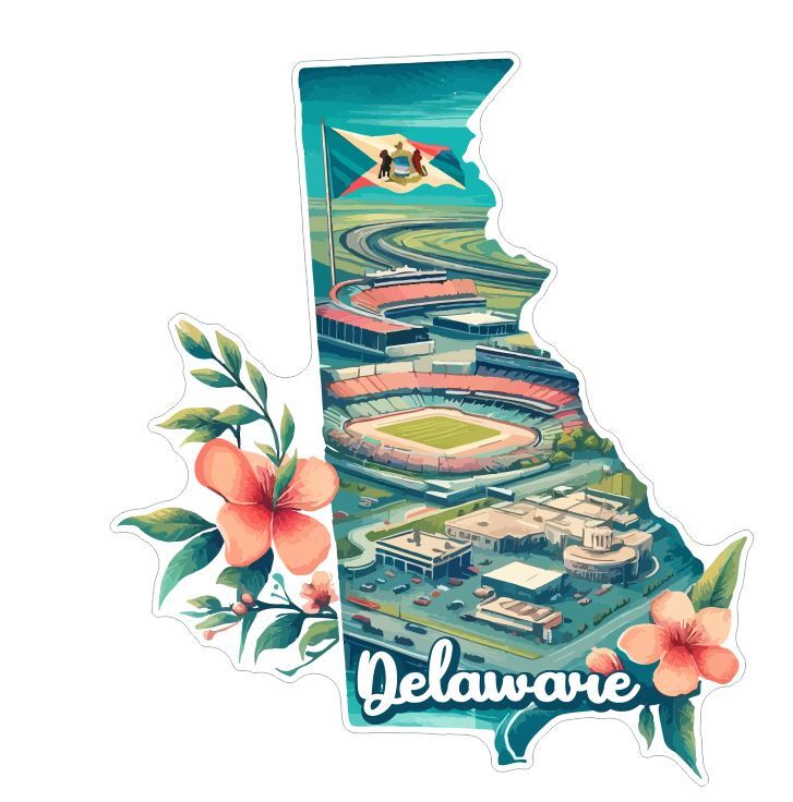 Delaware Sticker Stickers A236 | eBay
