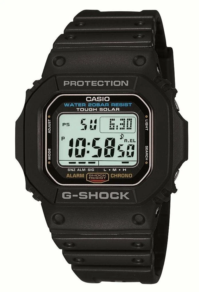 CASIO G-SHOCK G-5600UE-1JF タフソーラ未使用に近い美品-