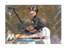 BRAXTON LEE RC 2018 Topps Update GOLD Parallel #/2018 -MIAMI MARLINS- #US196