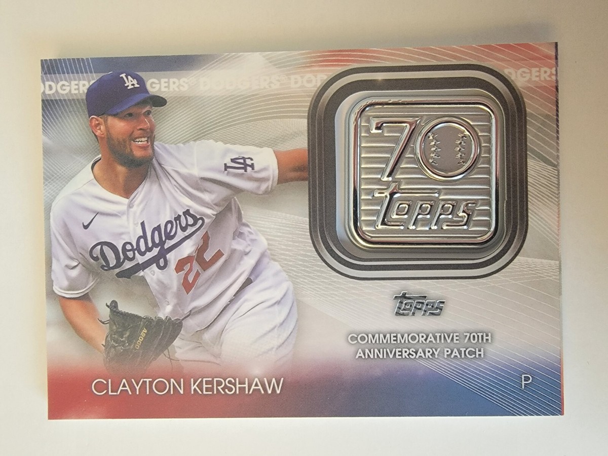 Kershaw Dodgers Gear 2021 2021 Topps Clayton Kershaw Logo Patch