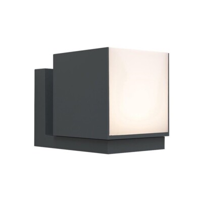 Outdoor Wall Lamp Lutec Cuba, 12W, Led, Ip54, Anthracite, 10 Cm X 14.8 Cm