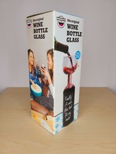 The Original Wine Bottle Glass - Drink From The Bottle 750ml 11.5 tall Open Box 