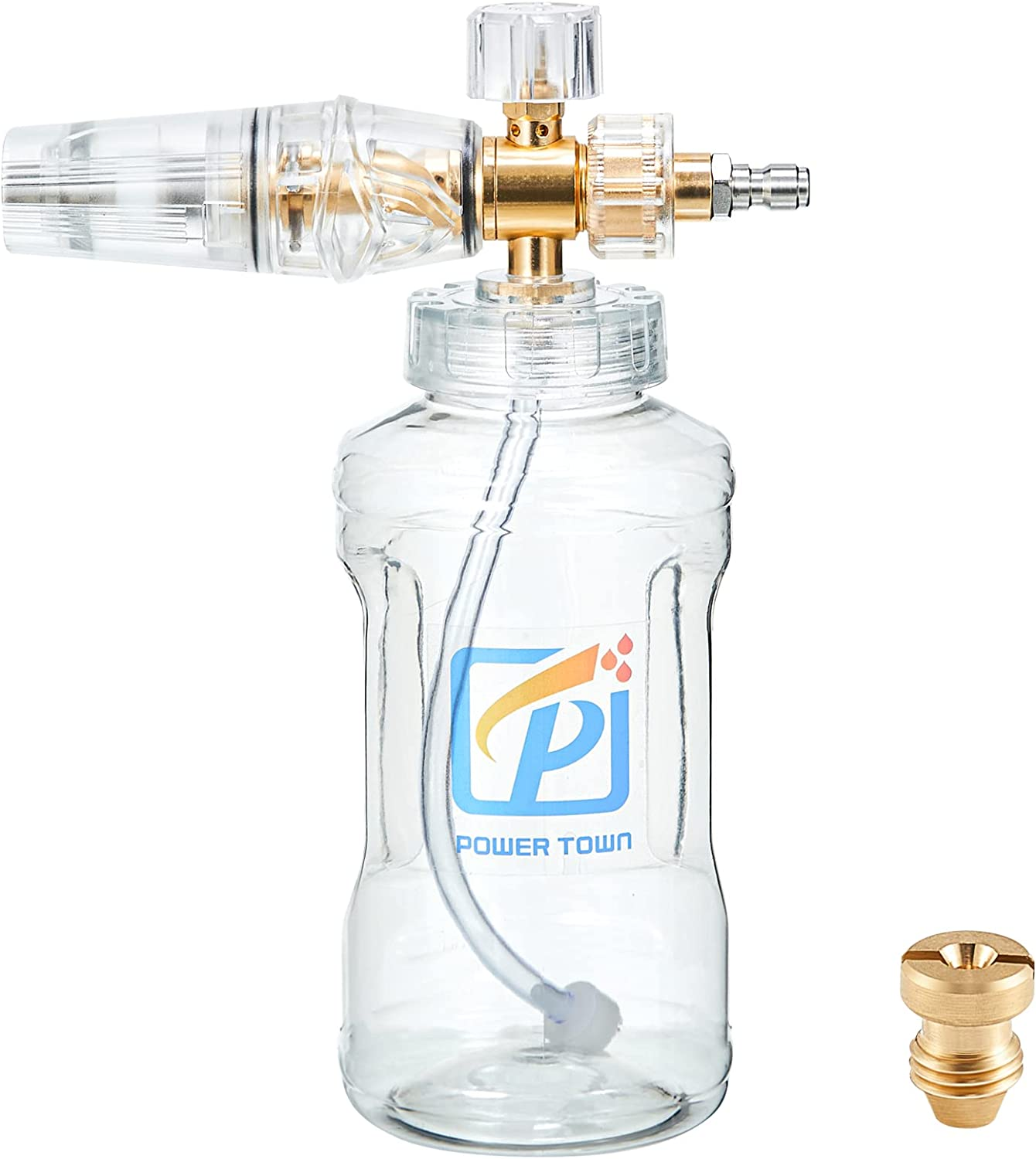 Foam Cannon for Pressure Washer, Additional 1.1Mm Orifice Nozzle, Snow Foam Lanc-image