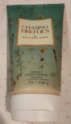 New Bath & Body Works - ''CHASING FIREFLIES'' - Creamy Body Scrub - 8 oz