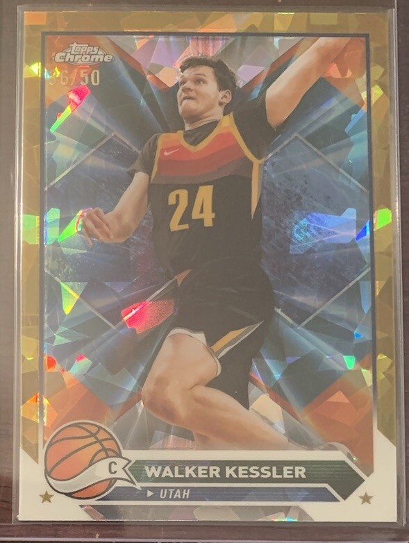 【sykh 】Kessler WORLD 2023-24 Topps Chrome Sapphire Gold Walker Kessler #36/50 | eBay