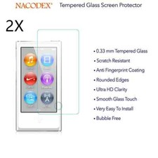 2x Premium Tempered Glass Screen Protector For Apple iPod nano 7 8th Generation