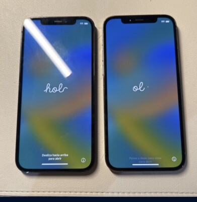iphone 12 pro unlocked 256gb (two Phones) Black And Gold