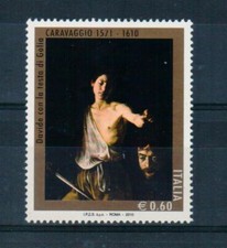 Repubblica 2010 - 4° centenario morte Caravaggio, nuovo, MNH**