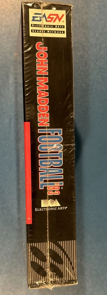 RARE 1992 Super Nintendo John Madden Football ’93 – Factory Sealed - Image 3 of 4