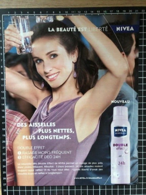 2008 Paper Advertising - French Advertising - NIVEA Double Effect Deodorant