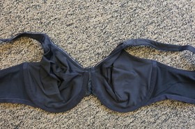 New Wacoal High Standards Underwire Bra - Size 34DD - Black - # 855352