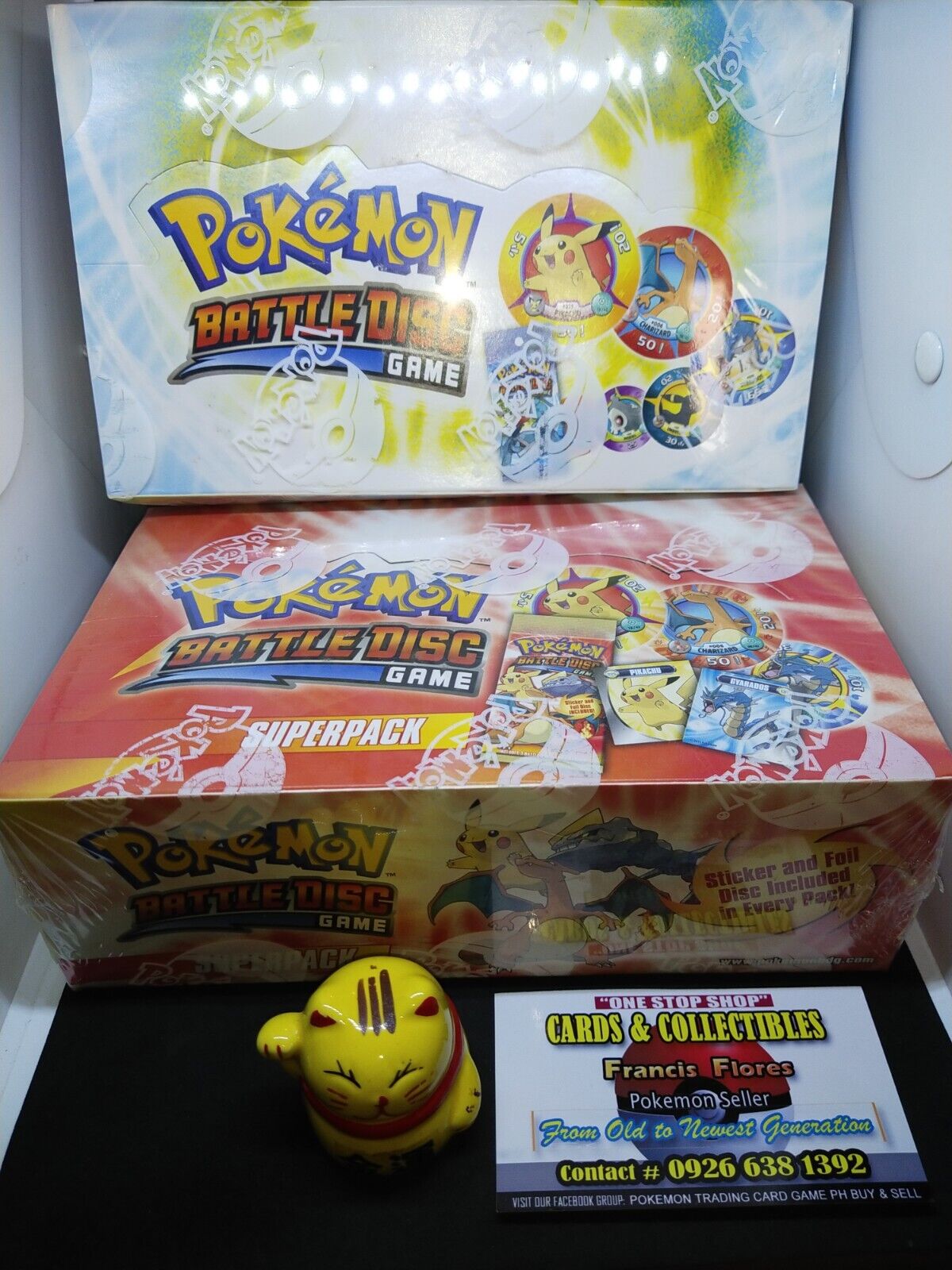 POKEMON BATTLE DISC GAME - PIKACHU, CHARIZARD (SEALED / SUPER & 72 PACKS) YR2011