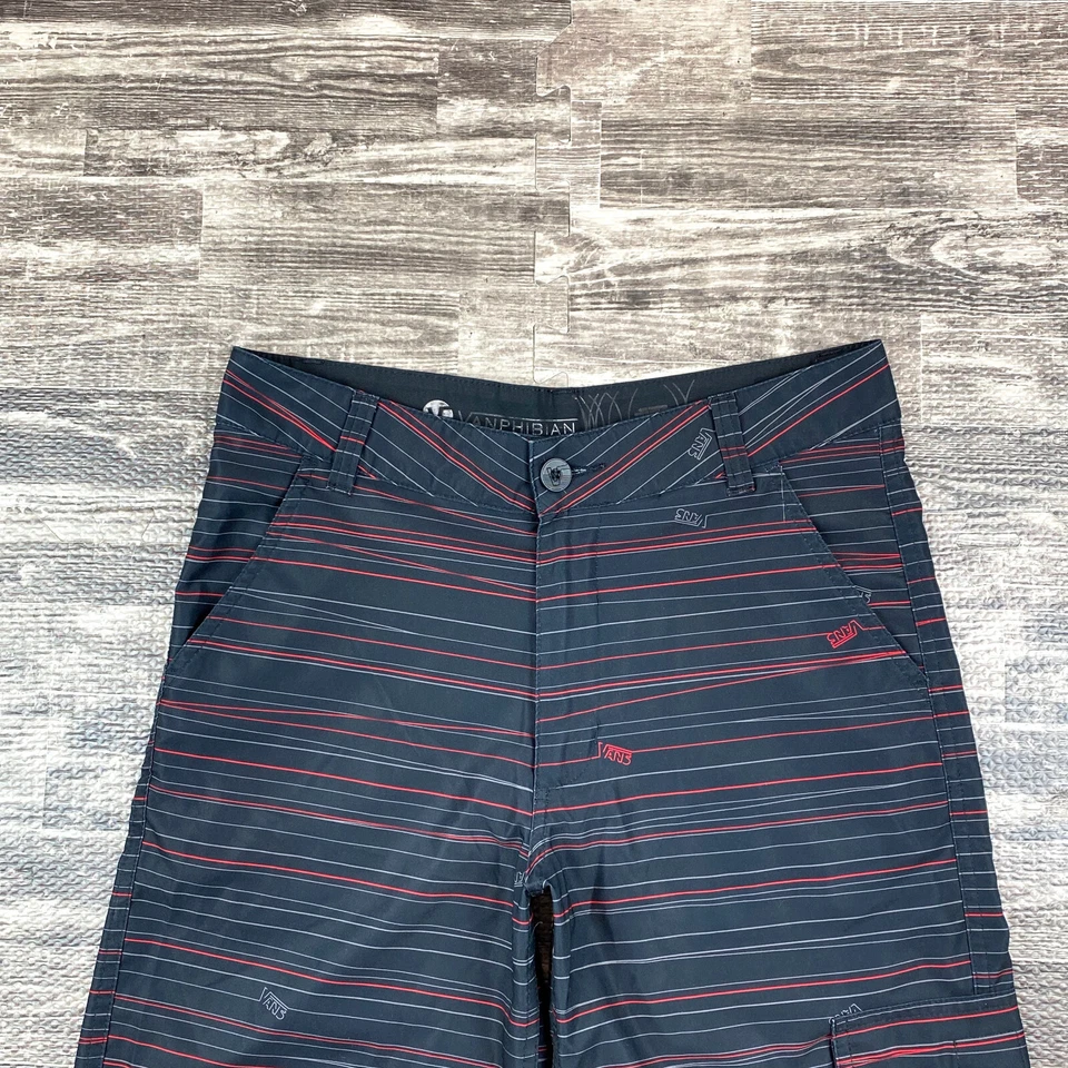 Pantalones Cortos Vans Vanphibian Híbridos Carga Tabla Caminar Talla 18 Bañador Logo Estampado Foto 2 de 4