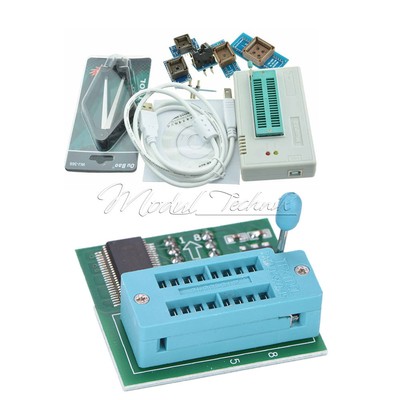 TL866II Plus Programmer Adapter EPROM FLASH BIOS 6 Adapters Socket Extractor