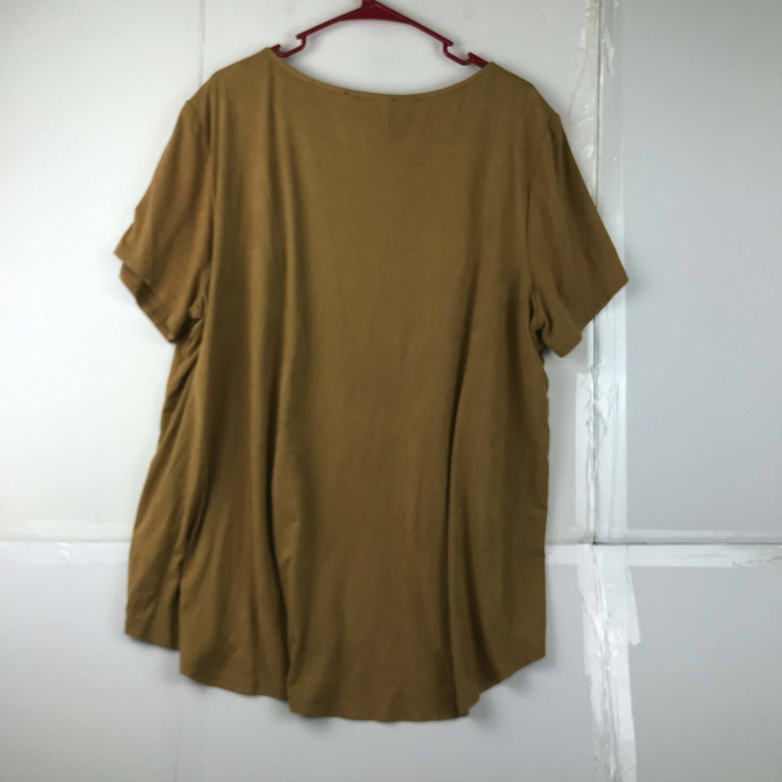Mary McFadden Womens Brown Short Sleeve Top 26/28 eBay
