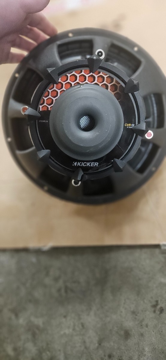 KICKER 07CVR124 12 inch One Way Car Subwoofer for sale online