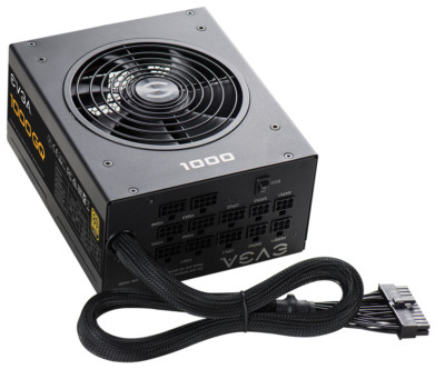 ATX Power Supply EVGA 1000 GQ 1000W 80+ GOLD DEFECT (U) USED