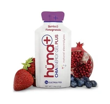 Huma Plus (Double Electrolytes) - Chia Energy Gel, Berries & Pomegranate, 12 ...