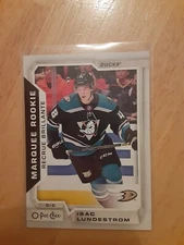 2018-19 O-Pee-Chee Isac Lundstrom Marquee Rookie Anaheim Ducks 