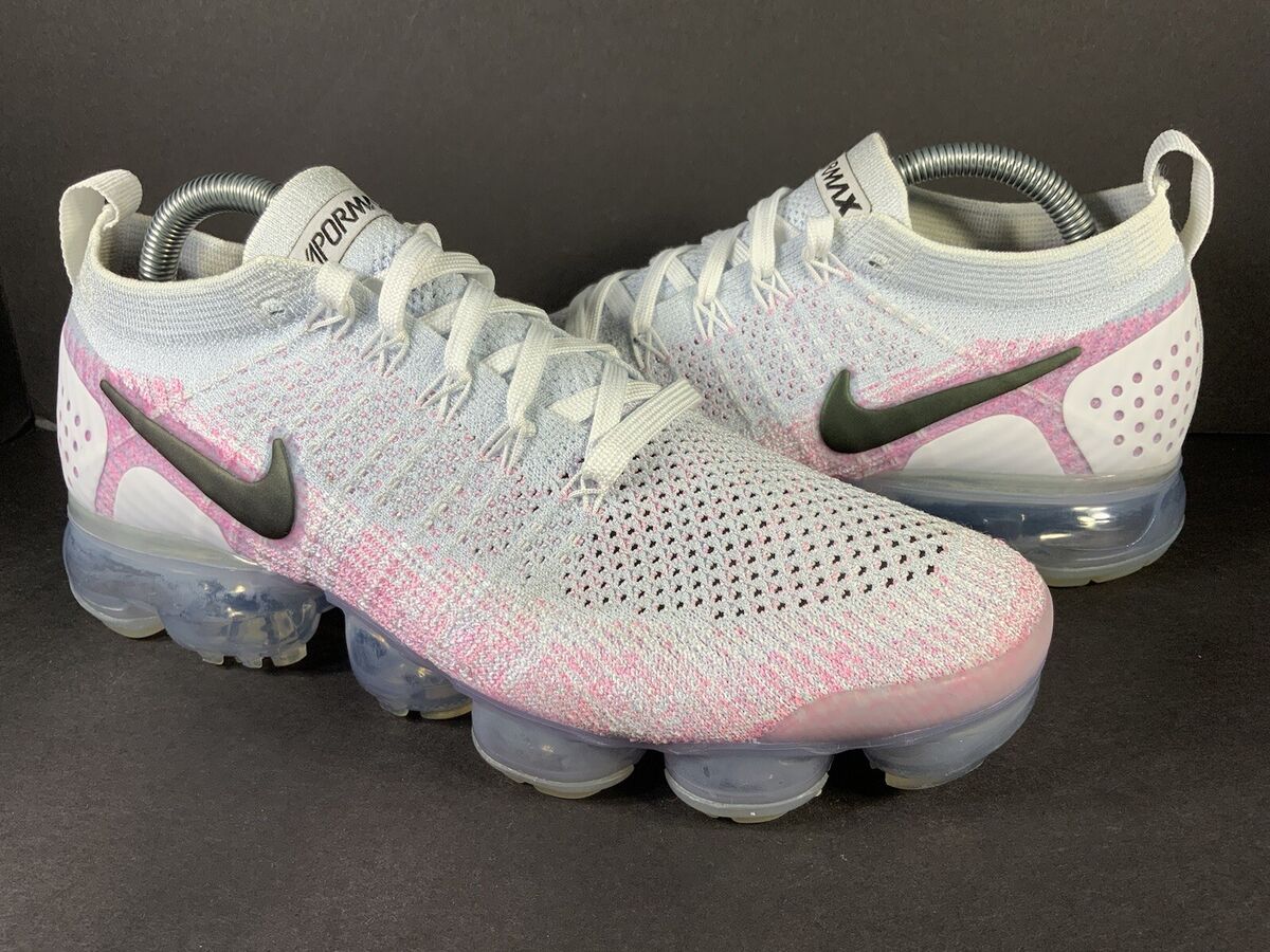Nike Air Vapormax Flyknit 2 Hydrogen Pink White Black Mens Nike Air Vapormax Flyknit 2 Hydrogen Pink White Black Mens