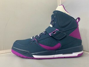 purple and blue jordans