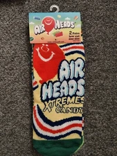  Odd Crazy Fun Socks Socks! Air Heads 2 Pairs Low Cut One Size 