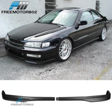 Fits 96-97 Honda Accord Type R 2PCS Front Bumper Lip Spoiler Splitter Bodykit