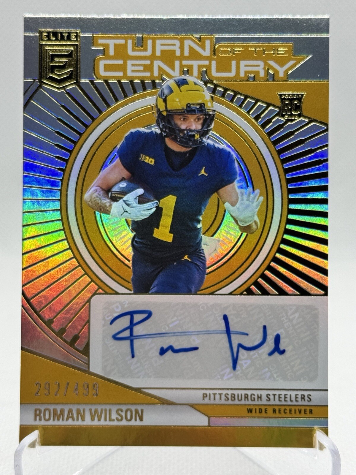 Roman Wilson Panini Donruss Elite Turn of the Century Autographs #TCARWI Autograph-Gold
