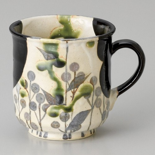 Tasse à Café/thé Japonaise Mino – Nadeshiko Fleur Bleue – Poterie Artisanale – Manekineko-Ai