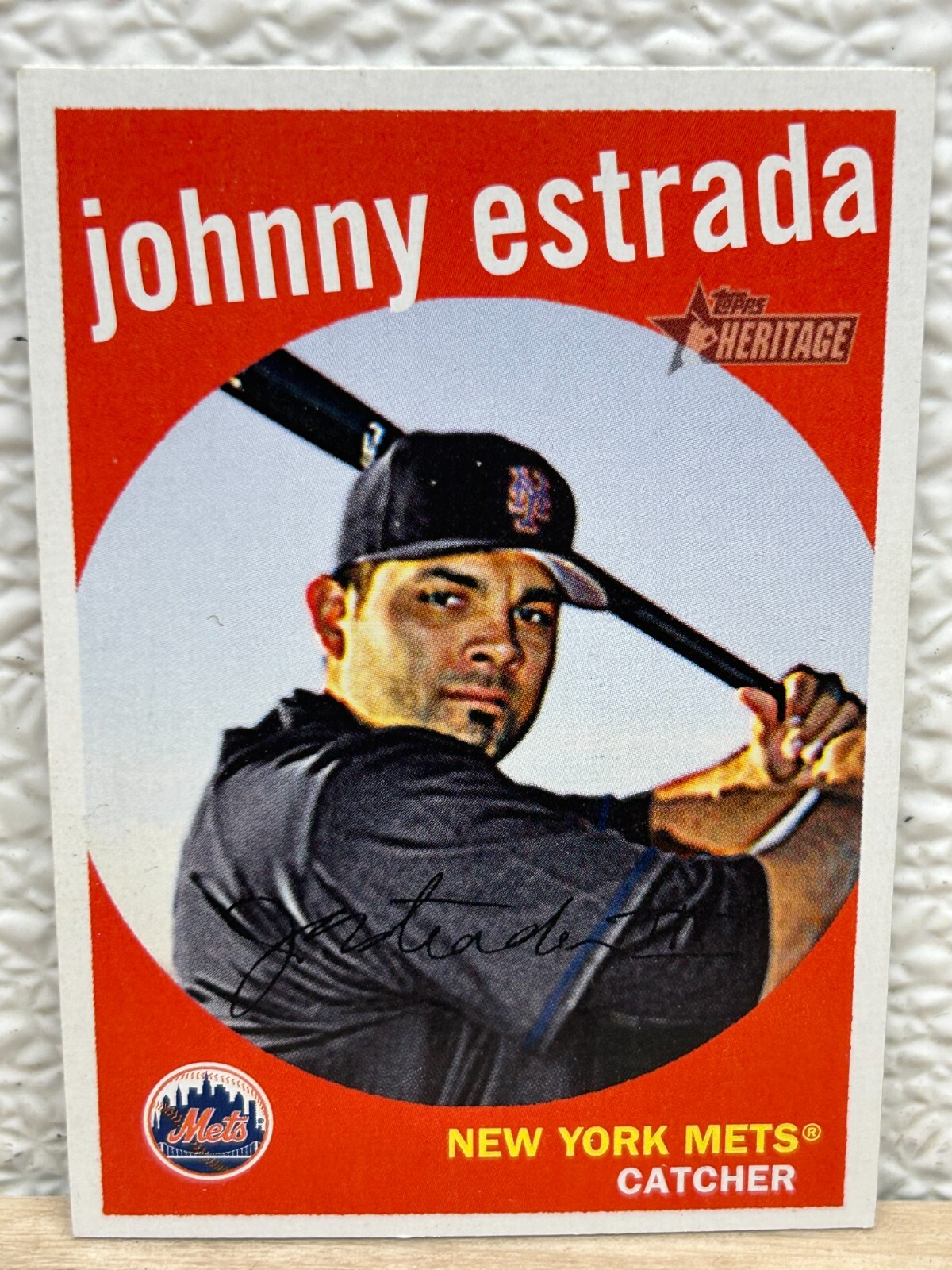 2008 Topps MLB Johnny Estrada #378 New York Mets Baseball Card