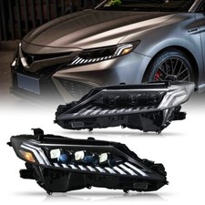 New LED Headlights For Toyota Camry XSE XLE TRD SE LE 2018-2024 Clear Head Light