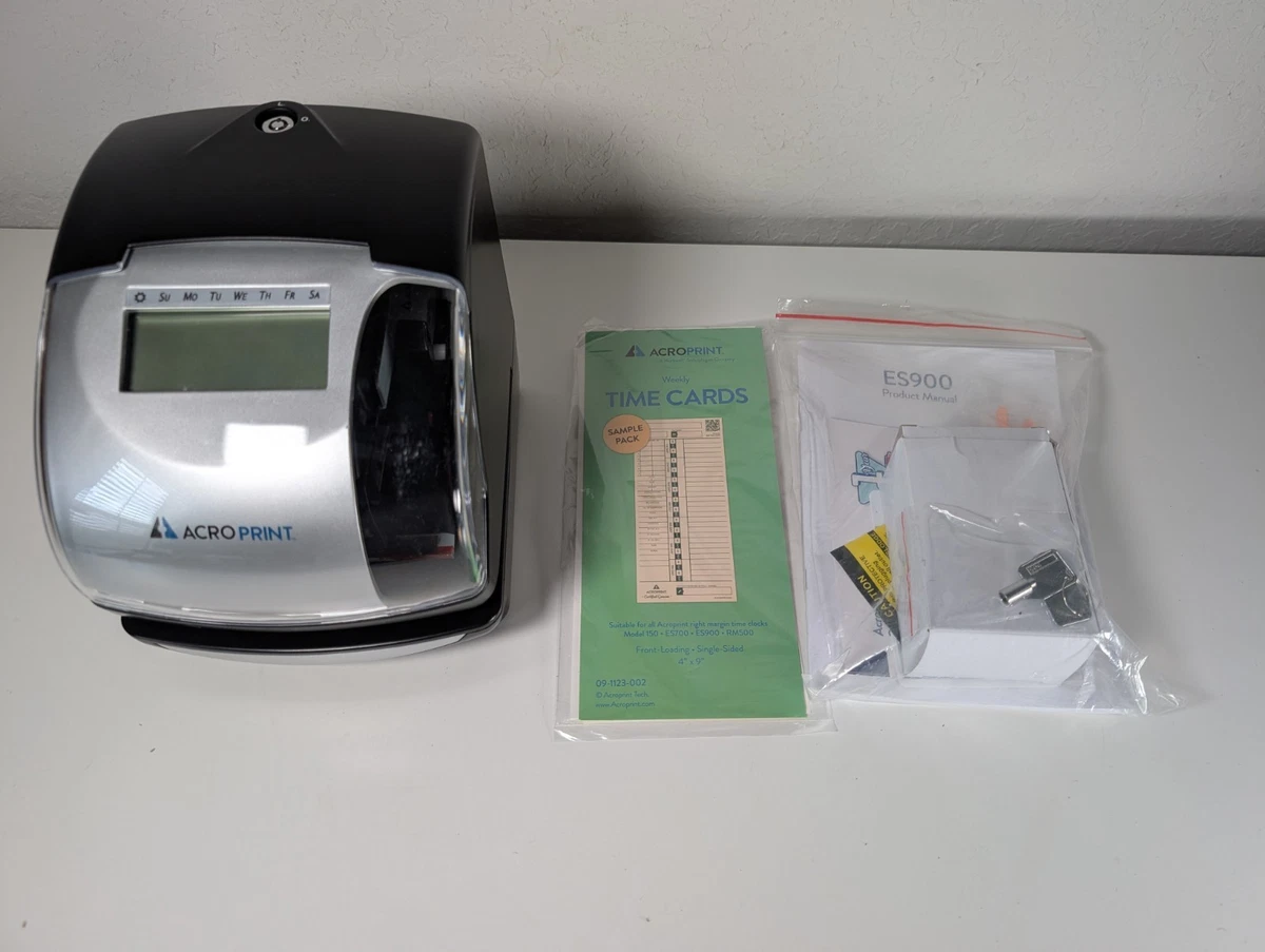 Acroprint ES-700 Time Clock Ribbon - Acroprint 390121 FAST FREE SHIPPING IN USA | Australia - Foto 9