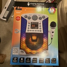 The Singing Machine Bluetooth CD G Karaoke System,