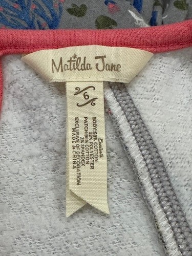 Matilda Jane Around Town Make Believe Girl Dress/Sweatshirt, Size 6 - Picture 13 of 13