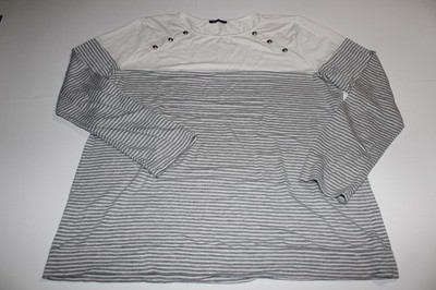 Women s Sweater by Pink Clover Sz XXL Beautiful Pale Color Stripes