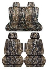 Front And Rear Seat Covers Fits 1995-1998 Chevy Ck 1500 Truck Camouflage