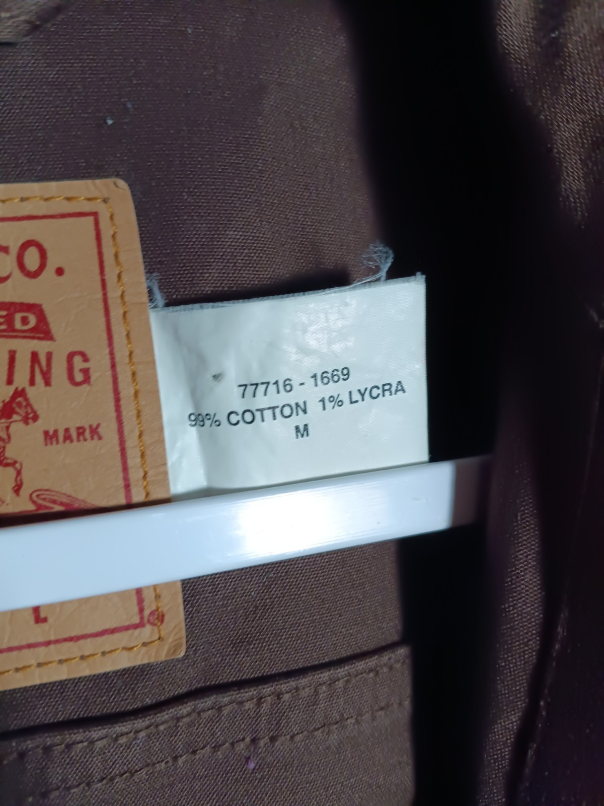 Rare Levi’s Sample Jacket Brown Stretch Denim Wom… - image 3