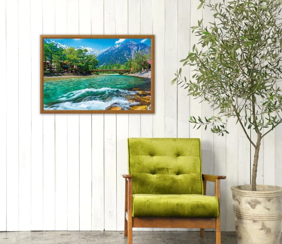 Rompecabezas 1000 Piezas - Nagano's Clear Stream y Gama Hotaka - 50x75cm Foto 2 de 2