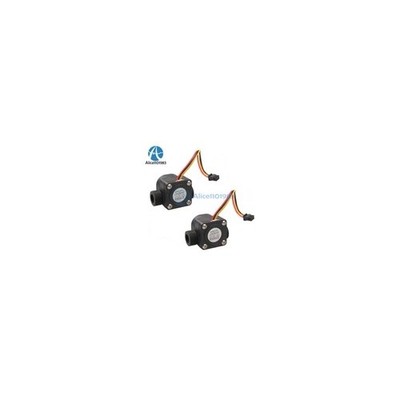 2PCS G1/2 Water Flow Sensor Fluid Flowmeter Switch Counter 1-30L/min Meter #zc
