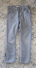 Levi Strauss  Co. Boys Gray 511 Size 7 Regular Pocket Stretch