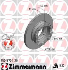 Zimmermann 250.5704.20 Brake Disc for Ford