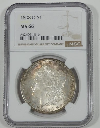 1898-O Morgan Dollar CERTIFIED NGC MS 66 Silver Dollar