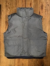 Cabela s Premier Northern Goose Down Grey Puffer Vest Men s Size Large