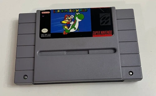 Super Mario World Super Nintendo SNES Game Very Good Condition authentic tested