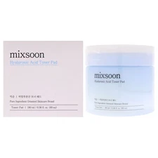 Hyaluronic Acid Toner Pad by Mixsoon for Unisex - 80 Pc Pads