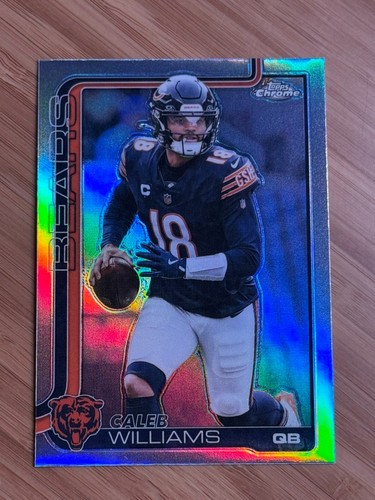 Caleb Williams 2025 Topps Chrome - Refractor Chicago Bears #52